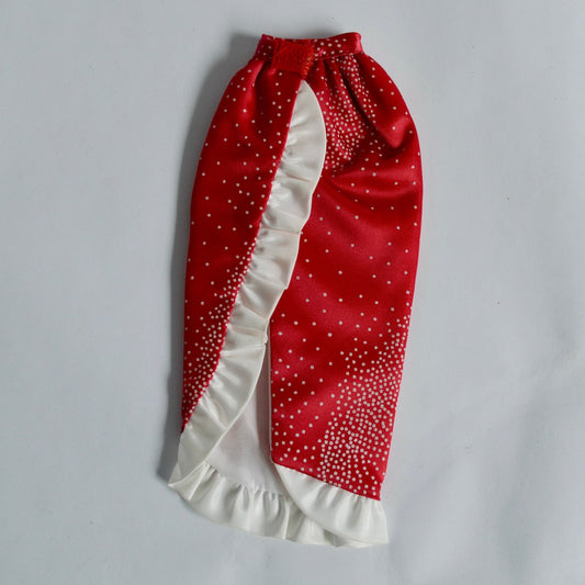 Barbie Mattel Twice as Nice Reversible Skirt Red White #4821