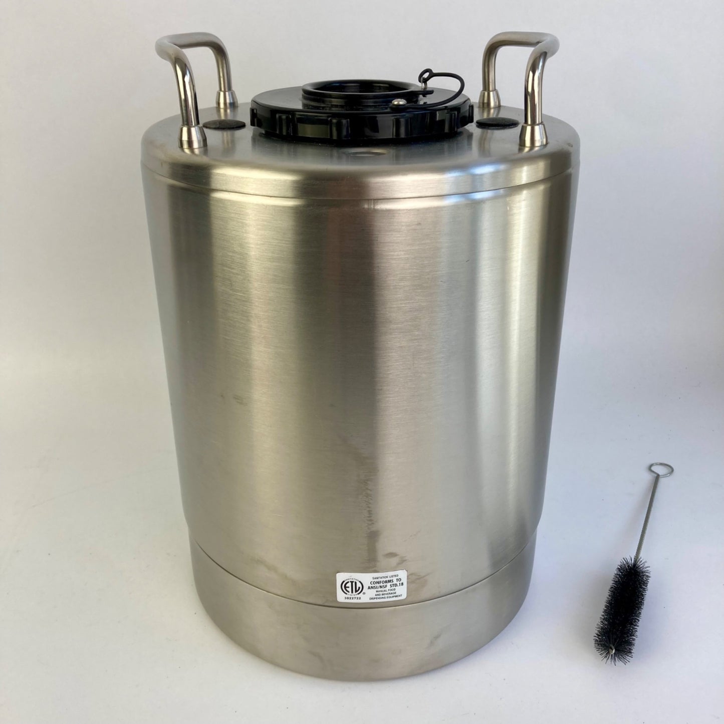 Vintage Brewmatic Farmer Iced Tea Dispenser Stainless Steel #1250508 Commercial