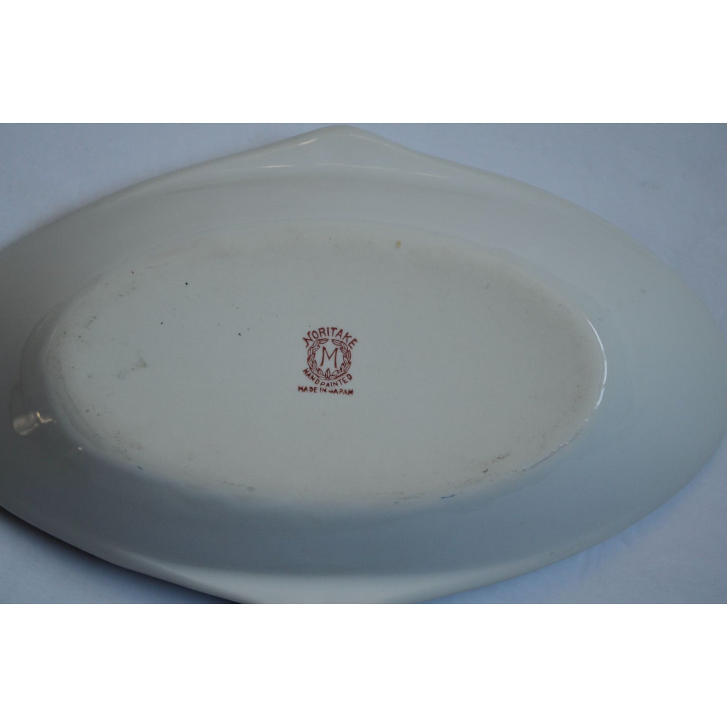 Noritake Lusterware Handpainted Japan Trinket Bowl Dish Blue Floral