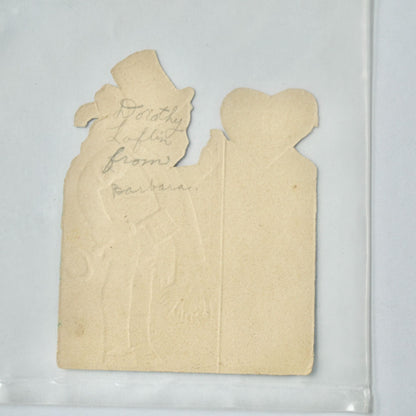 Vintage Valentine Card Wish I Could Unlock Your Heart