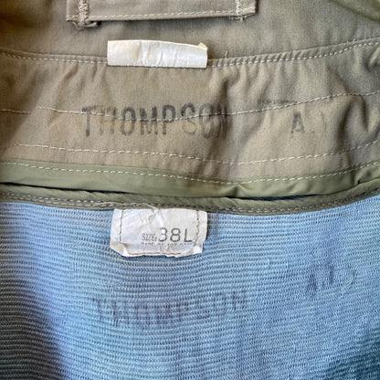 USMC Trench Coat All Weather Dress Jacket Size 38L US Military Marines