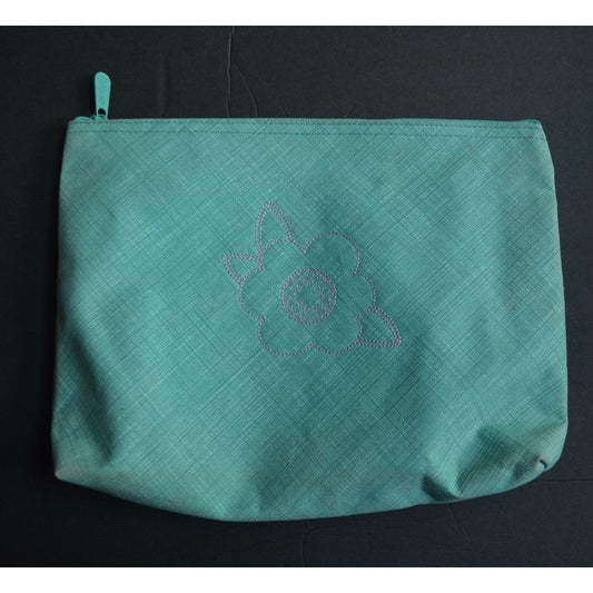 Thirty-One Pocket-A-Tote Turquoise Cross Pop Embroidered Flower Bag
