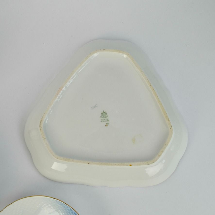 Bing & Grondahl Denmark Seagull Plates Dishes Set Triangular Saucer Bread Plates