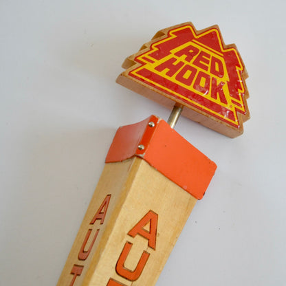 Red Hook Autumn Ale 3-Sided Tap Handle Beer 12" Wood Seattle, Washington USA