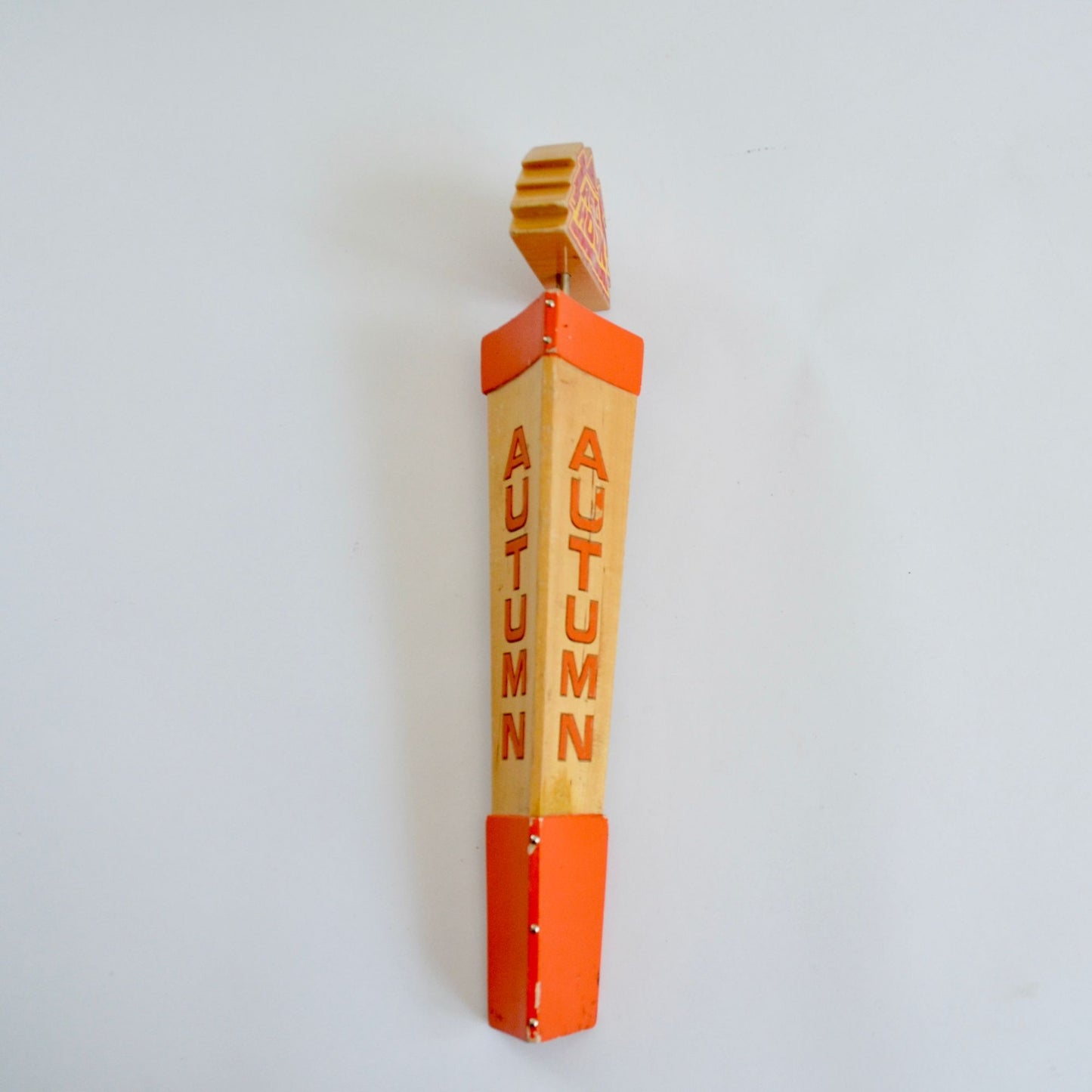 Red Hook Autumn Ale 3-Sided Tap Handle Beer 12" Wood Seattle, Washington USA