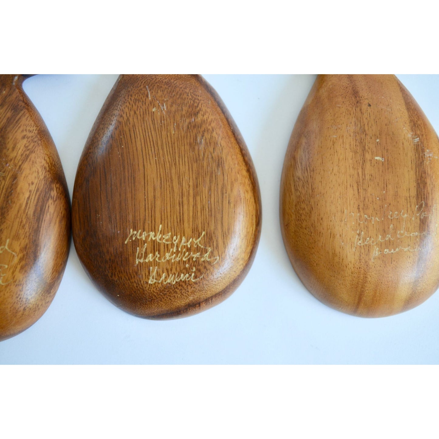 Hawaii Pineapple Wooden Food Display Trays Lot of 9 Various Sizes