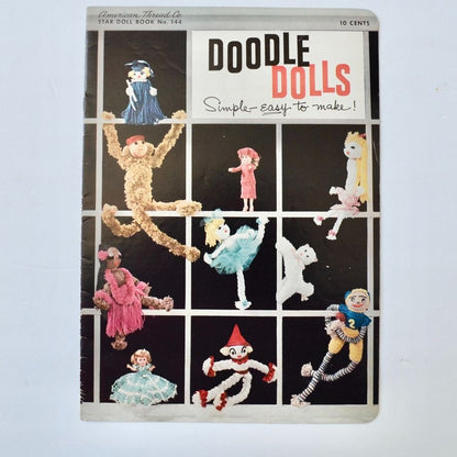 Doodle Dolls Star Doll Book No. 144 Vintage Pattern