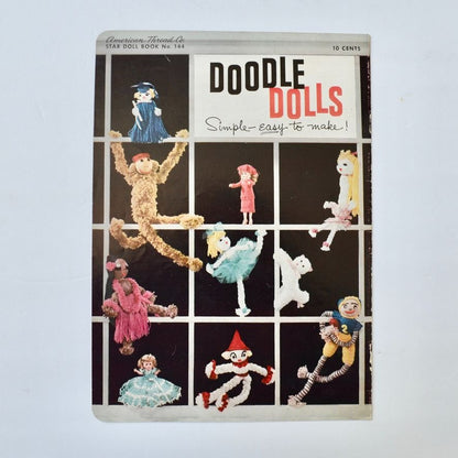 Doodle Dolls Star Doll Book No. 144 Vintage Pattern