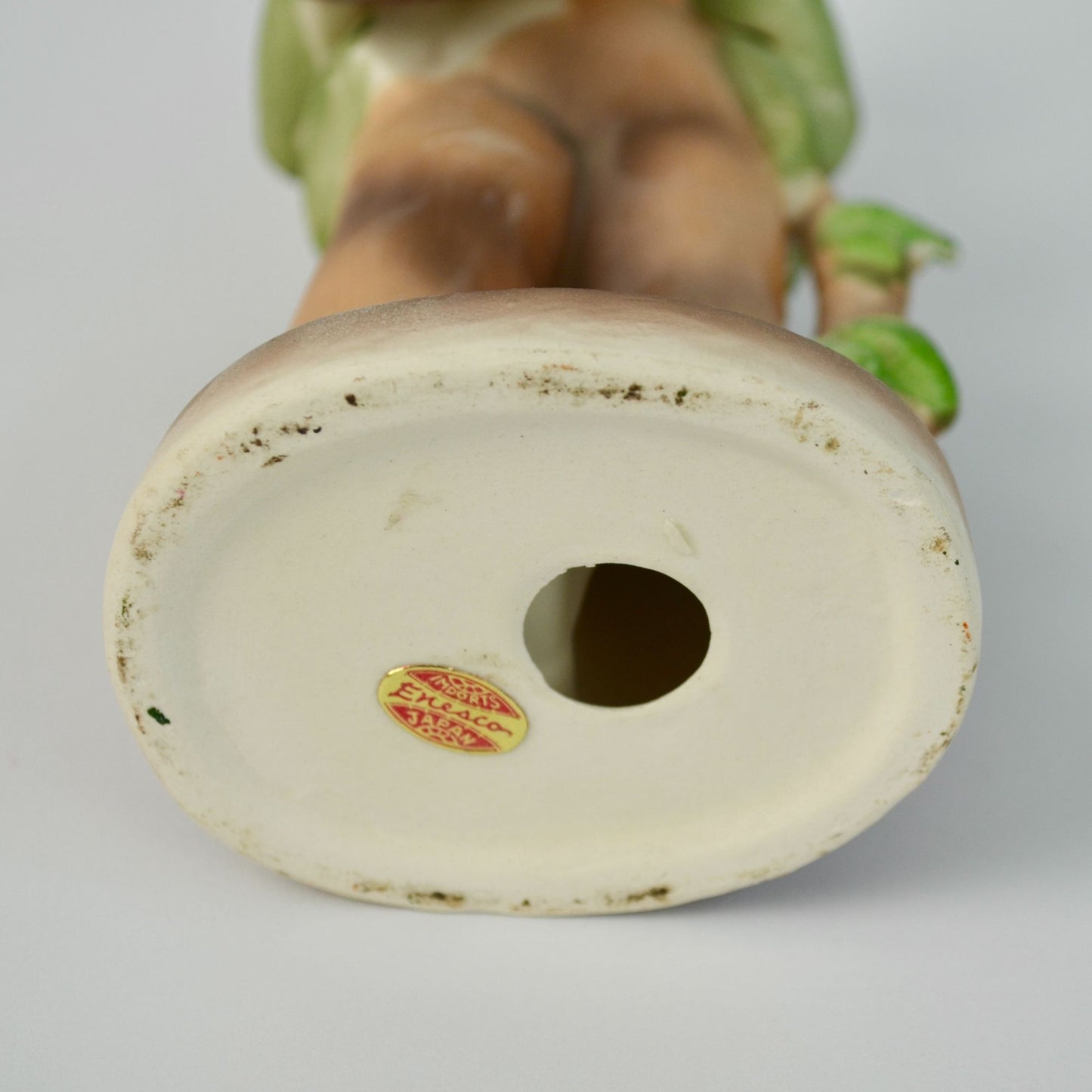 Enesco Japan Boy Playing Guitar Singing 8.5"