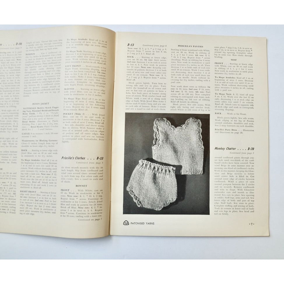 Hand Knits by Beehive Doll's Clothes and Toys #146 1951