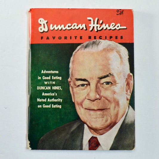 Duncan Hines Favorite Recipes Vintage Book