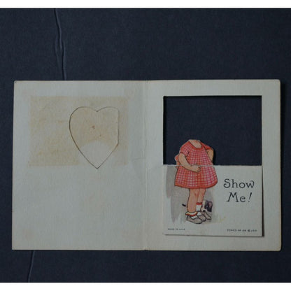 Valentine Greetings Key To Your Heart Card DAMAGED