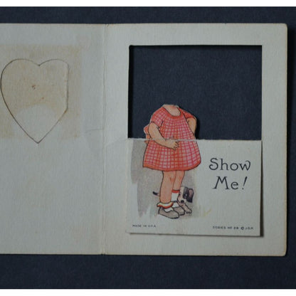 Valentine Greetings Key To Your Heart Card DAMAGED