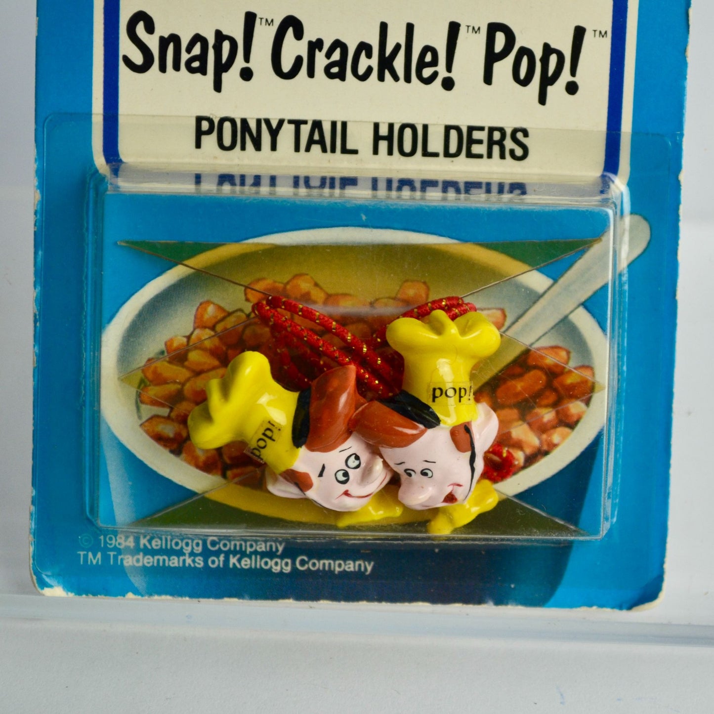 Kellogg's Snap Crackle Pop Ponytail Holders Vintage New NOS