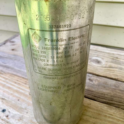 Sta-Rite Submersible Well Pump Signature 2000 Model 10SP4C02J-02