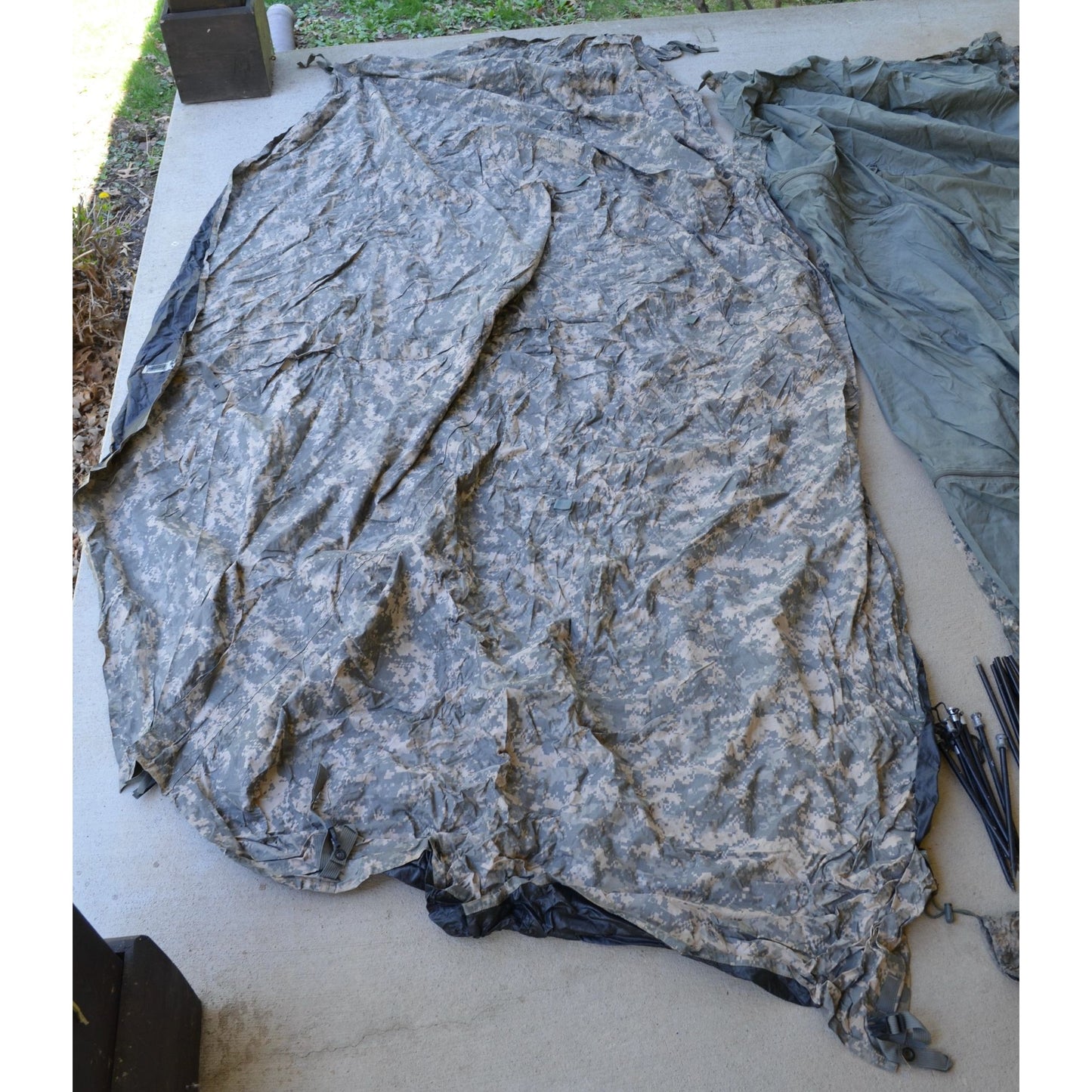USGI Military Improved Combat Shelter 1-Man Shelter Tent Army READ DESCRIPTION