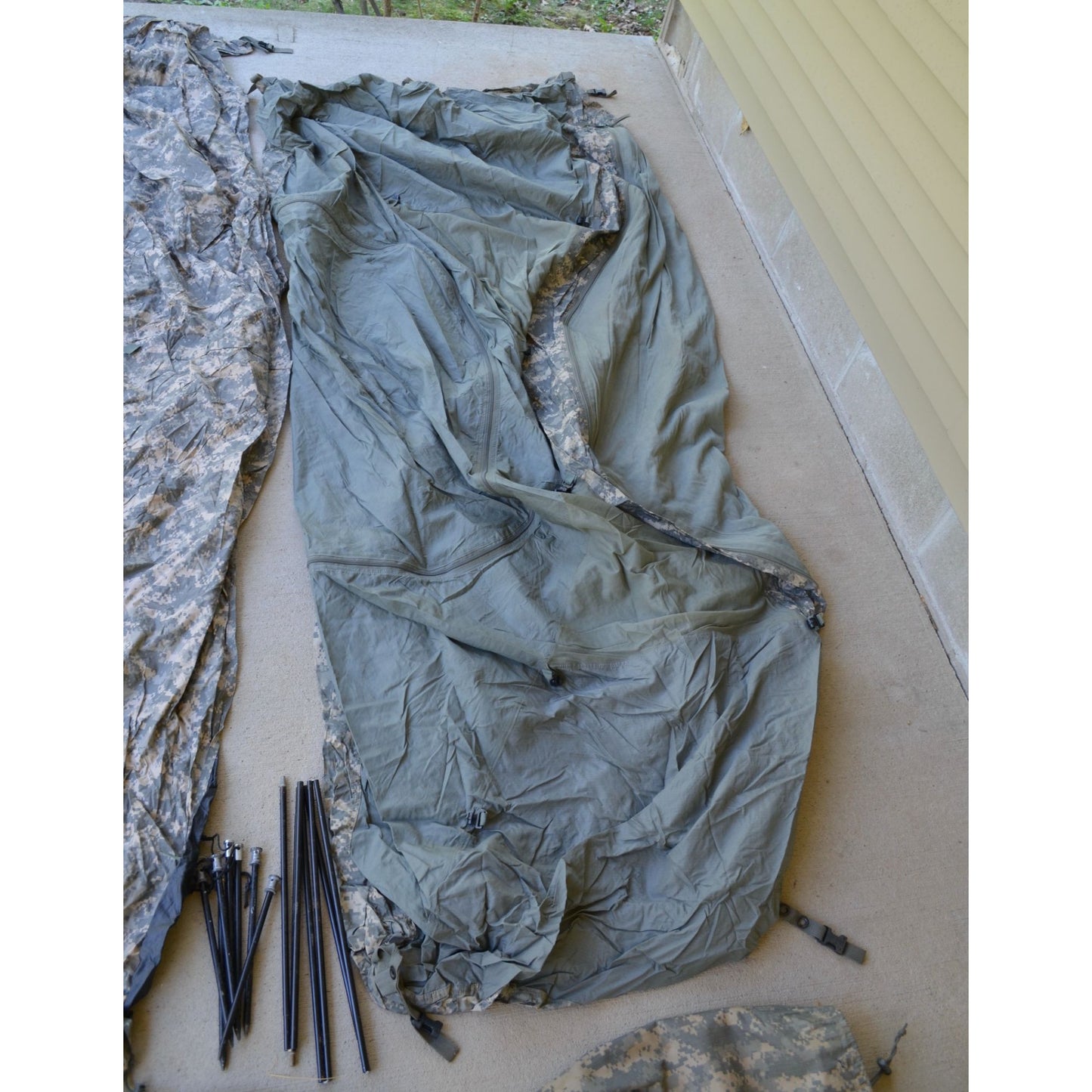 USGI Military Improved Combat Shelter 1-Man Shelter Tent Army READ DESCRIPTION