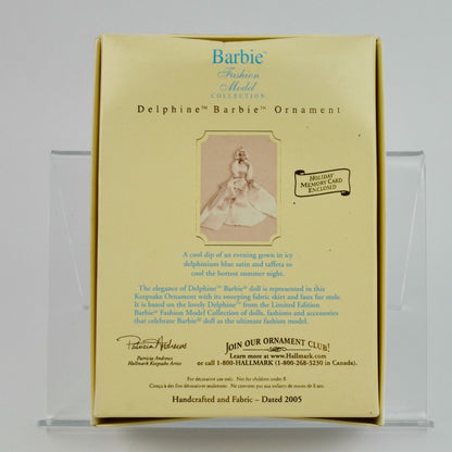Hallmark Barbie Delphine Ornament 2004 Vintage In Box