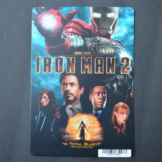 Blockbuster Backer Card Iron Man 2 NO DISC