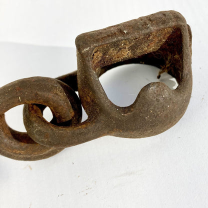 Antique Cast Iron Hook Block & Tackle Primitive Vintage