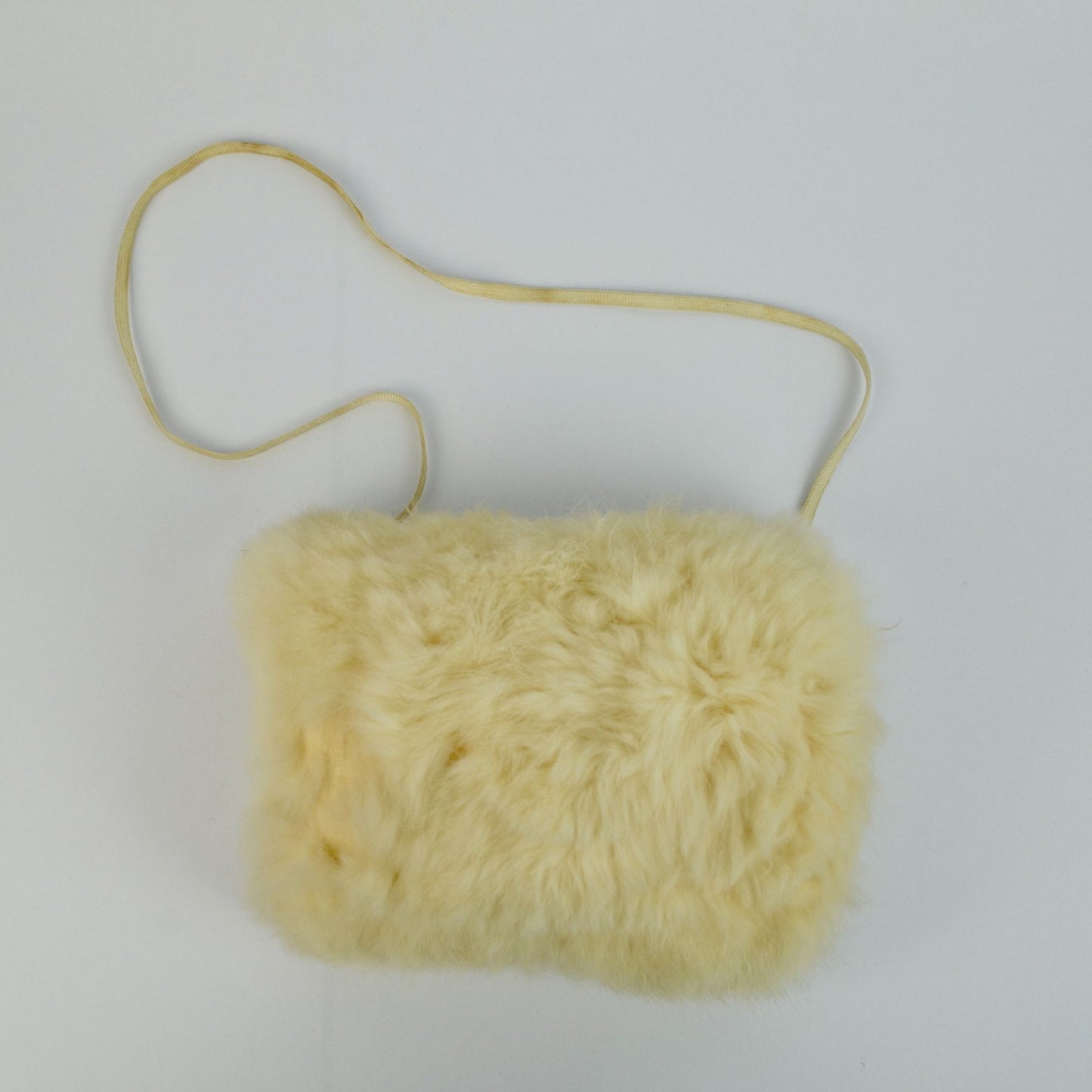 Vintage Children's Fur Muff White