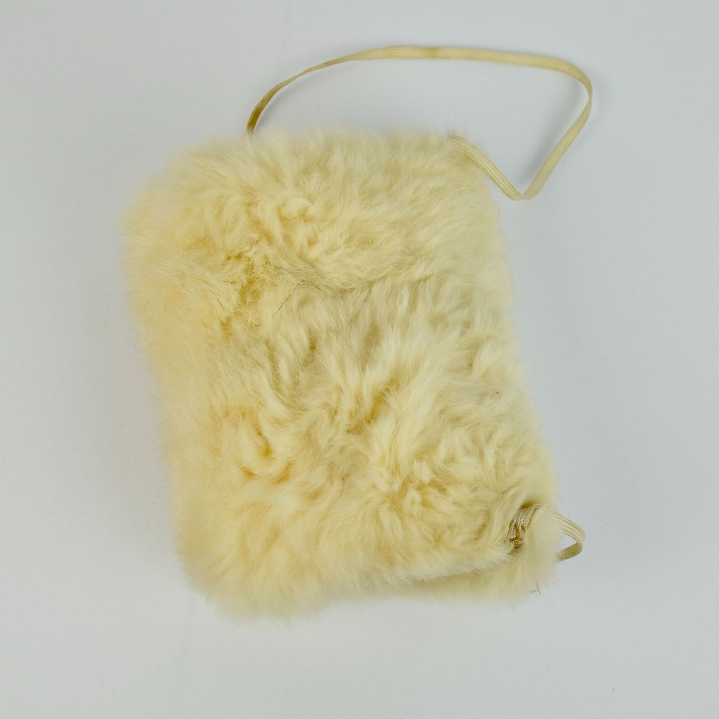 Vintage Children's Fur Muff White
