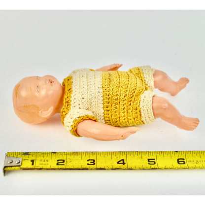 Antique L.W. & Co. Nippon Celluloid Doll Vintage Toy Jointed Arms & Legs