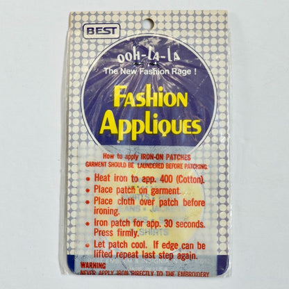 Ooh-La-La Fashion Appliques Ice Cream Cone Denim Patch Iron On New Vintage