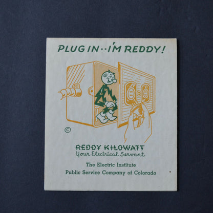 Reddy Kilowatt Colorado Bridge Score Book Used