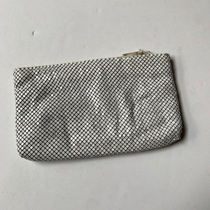 Vintage Whiting & Davis White Mesh Clutch Bag