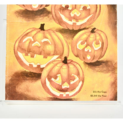 Jack and Jill Magazine October 1953 Halloween Vintage