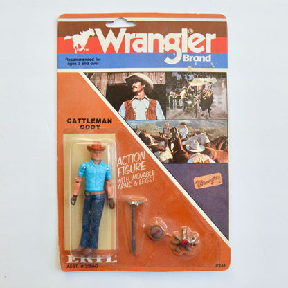 ERTL Wrangler Cattleman Cody Action Figure NOS New #233 Vintage