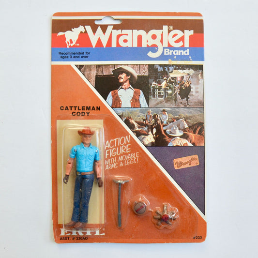 ERTL Wrangler Cattleman Cody Action Figure NOS New #233 Vintage