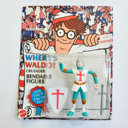 Where's Waldo? Crusader Bendable Figure NOS Vintage New
