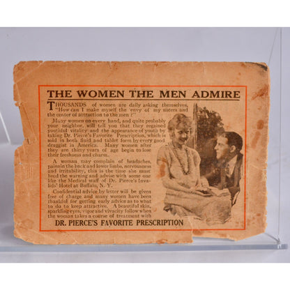 Dr Pierce's Neighborhood Gossip and Dream Book Vintage Front Cover Missing