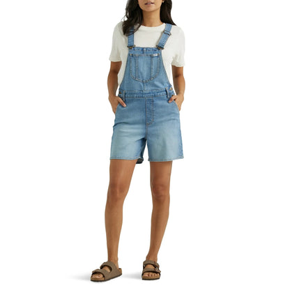 Lee Heritage Denim Shortall Overalls Women's XL New Indigo Valley