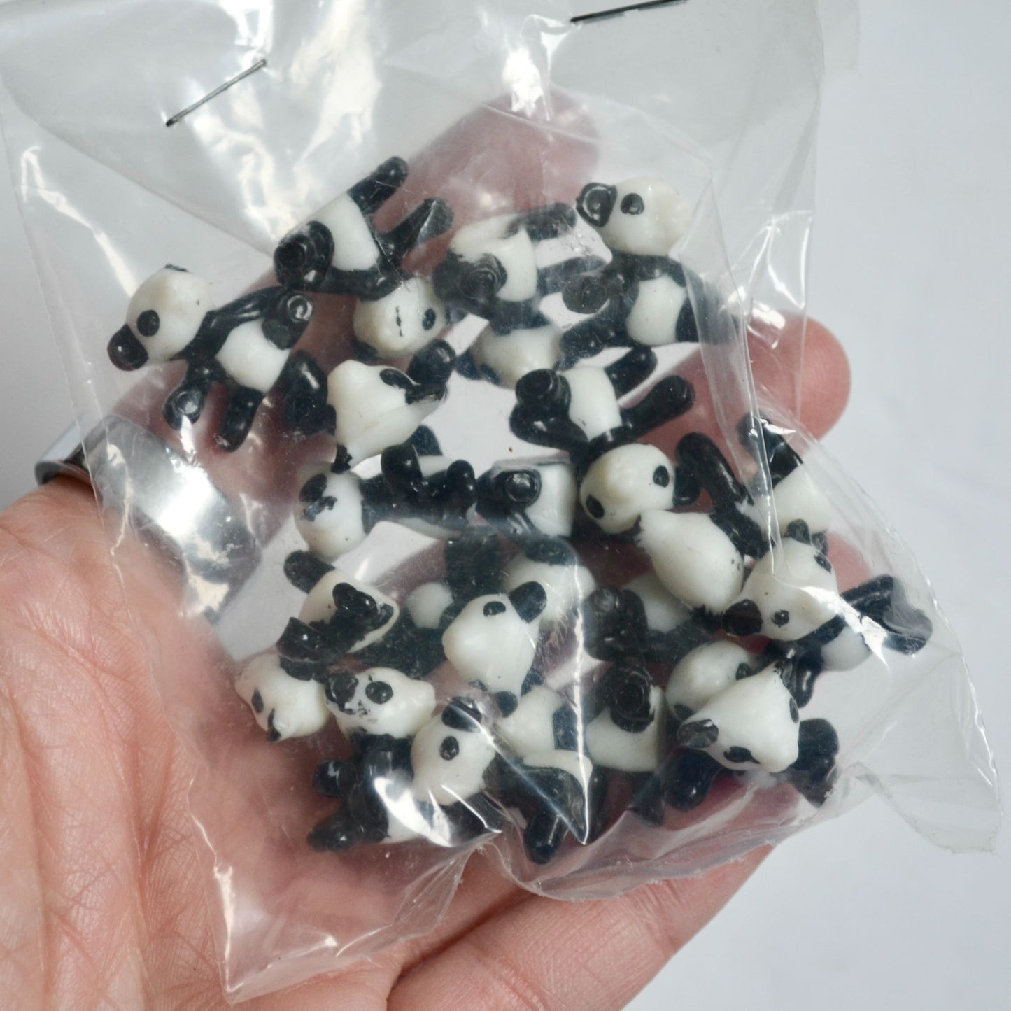 Vintage Panda Bears Plastic Lot