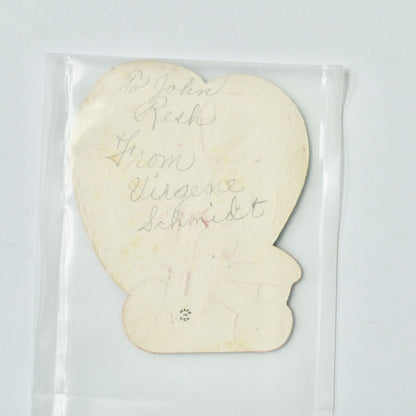 Vintage Valentine's Card Even Tho I Get a Fine Boy on Trike