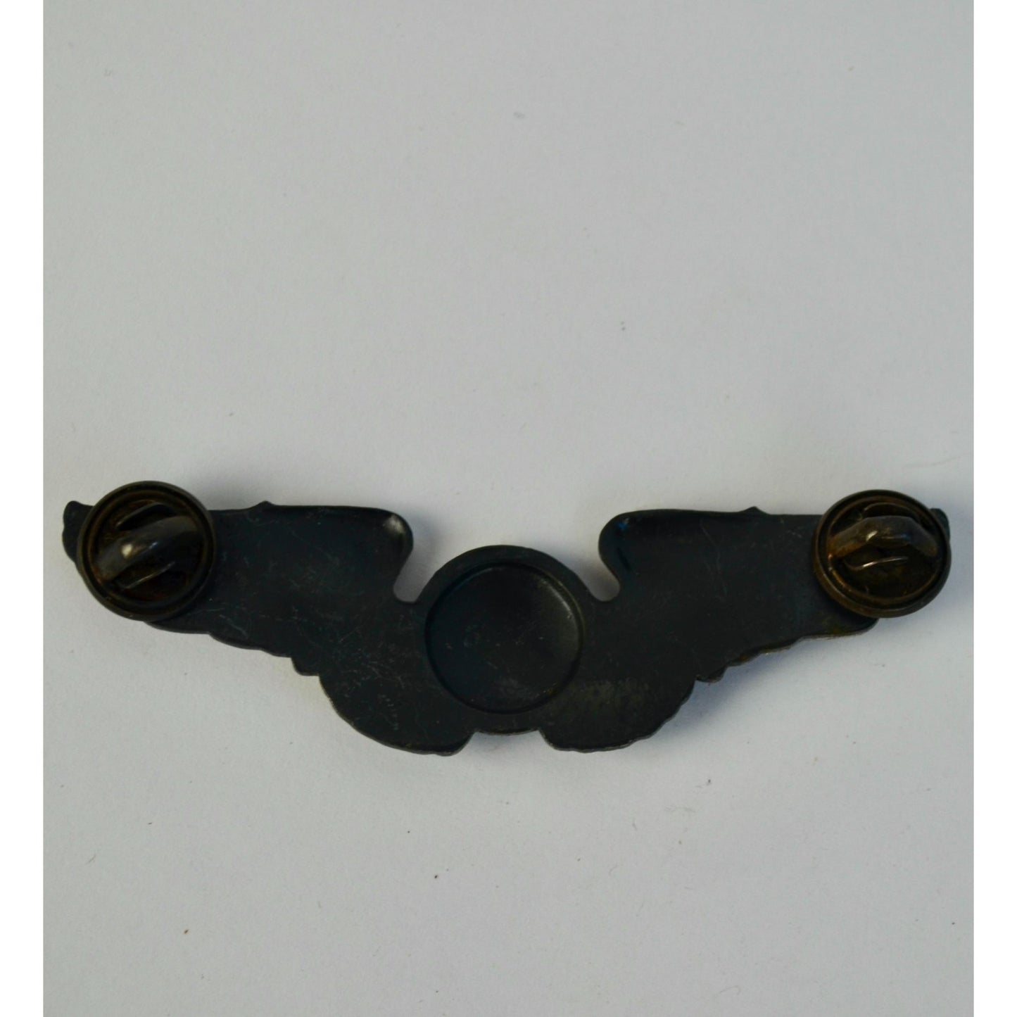 Vintage Silver Pilot Navigator Wings Pin 3" Silver Vietnam Era? Army Air Force