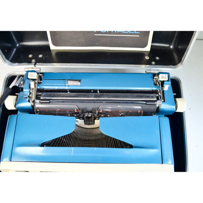 Royal Custom III 3 Printer Precision Portable Typewriter in Case UNTESTED