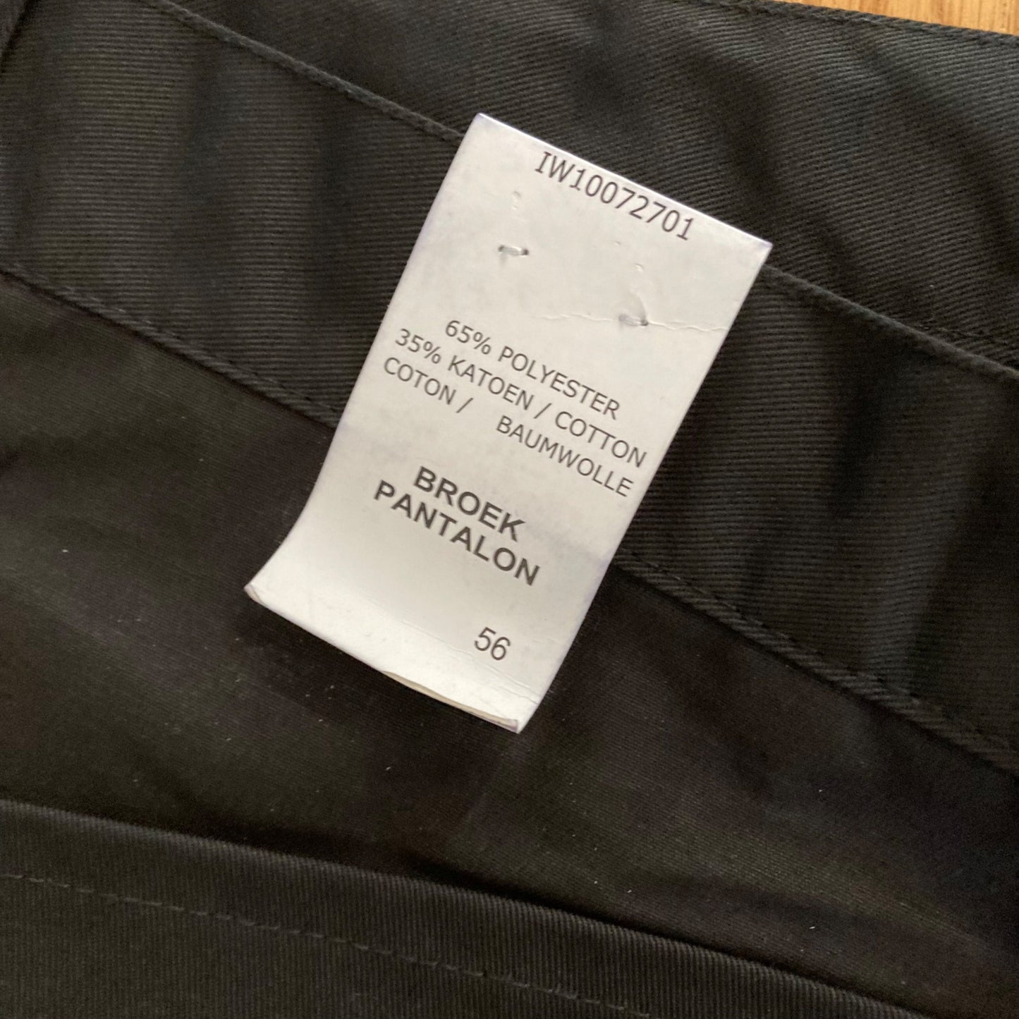 NOS Dutch Canvas Pants Black Tactical Broek Pantalon Military Police