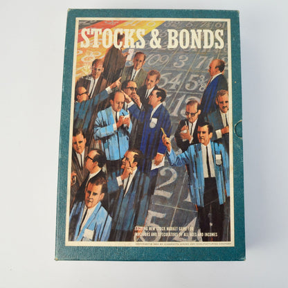 Vintage 1964 3M Stocks & Bonds Bookshelf Game Lightly Played