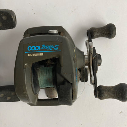 Lot 2 Vintage Bait Casting Reels Abu Garcia Ambassadeur Max & Shimano B-Mag 1000