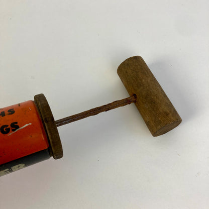 Vintage Black Flag Insect Bug Sprayer Glass Bottle