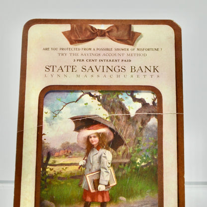 1912 Advertising Calendar April State Savings Bank Lynn Massachusetts
