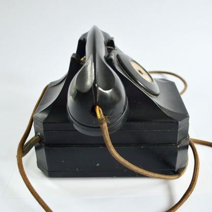 Vintage Stromberg Carlson Model 1248 Telephone Hand-Crank Phone Black