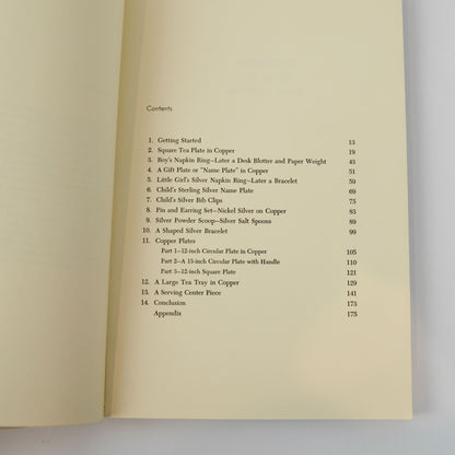 Coppercraft and Silver Made at Home Book Vintage 1972