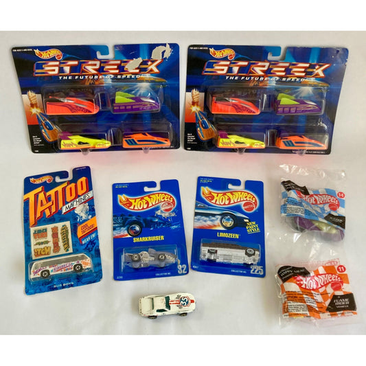 Hot Wheels Lot Diecast Cars Streex 1366 Limozeen Sharkruiser Tattoo Machines