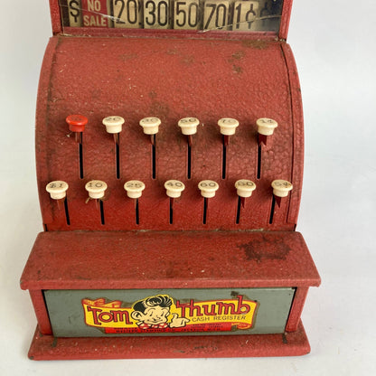 Vintage Western Stamping Co. Tom Thumb Cash Register WORKS!