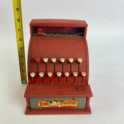 Vintage Western Stamping Co. Tom Thumb Cash Register WORKS!